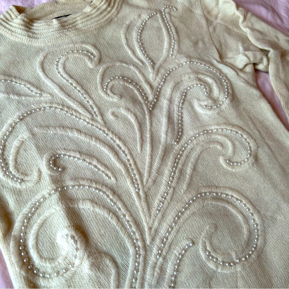 Vintage Pearl Sweater